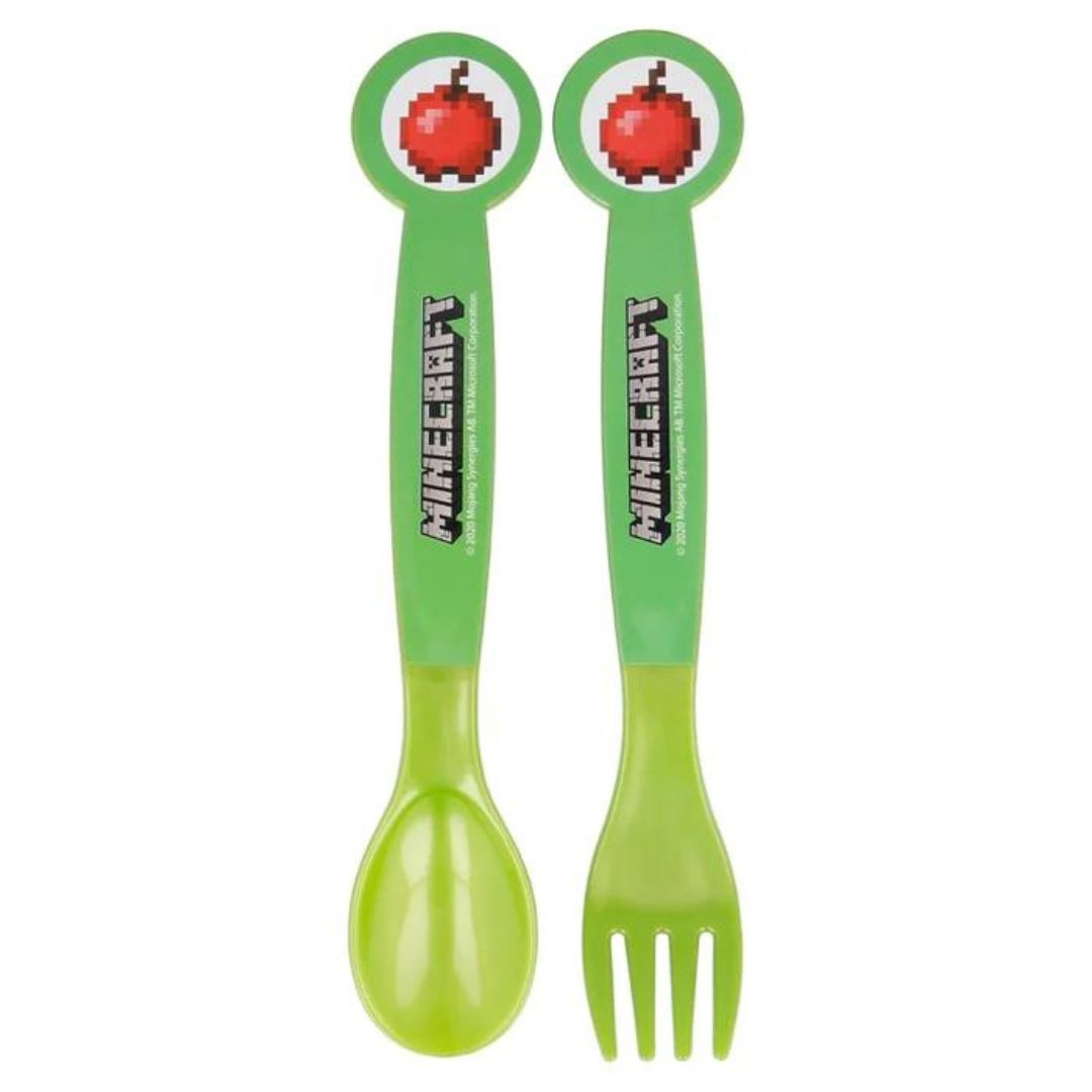 STOR Minecraft 2 Piece Cutlery Set
